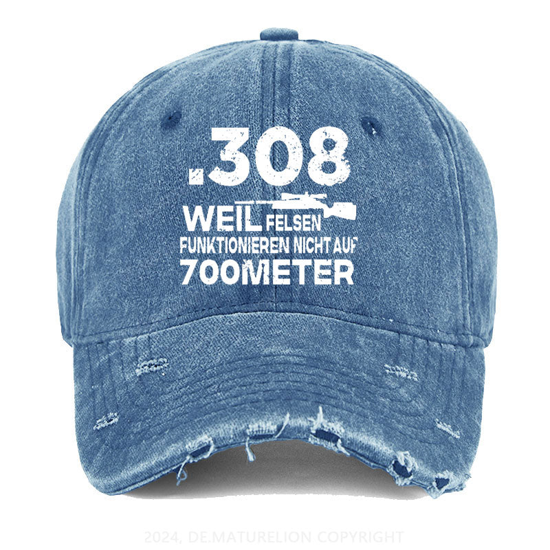 308 Weil Felsen Funktionieren Nicht Auf 700 Meter Gewaschene Vintage Cap