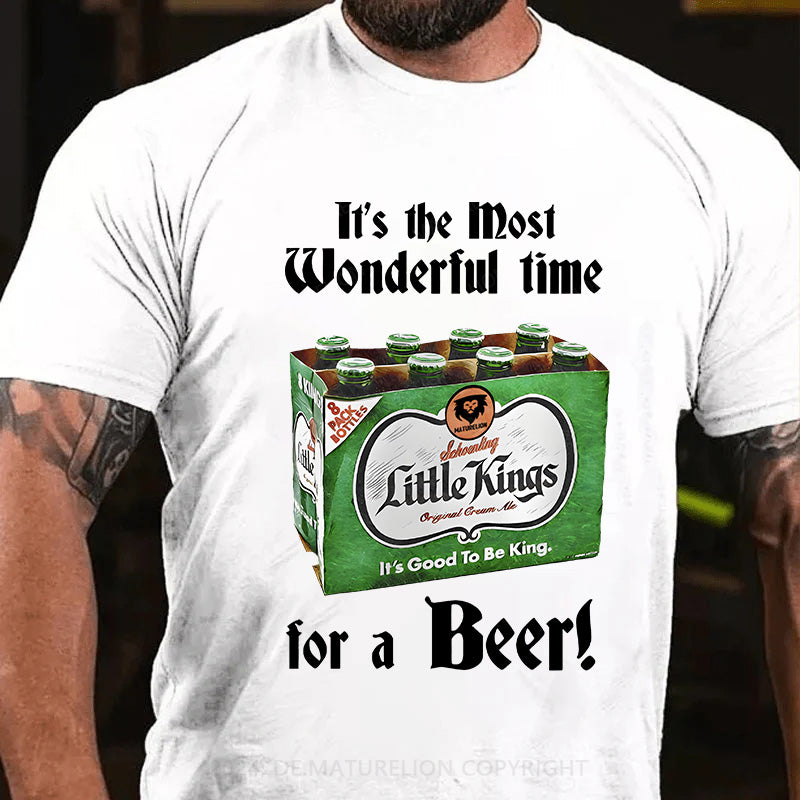 Es ist die schönste Zeit fürs Bier! T-Shirt