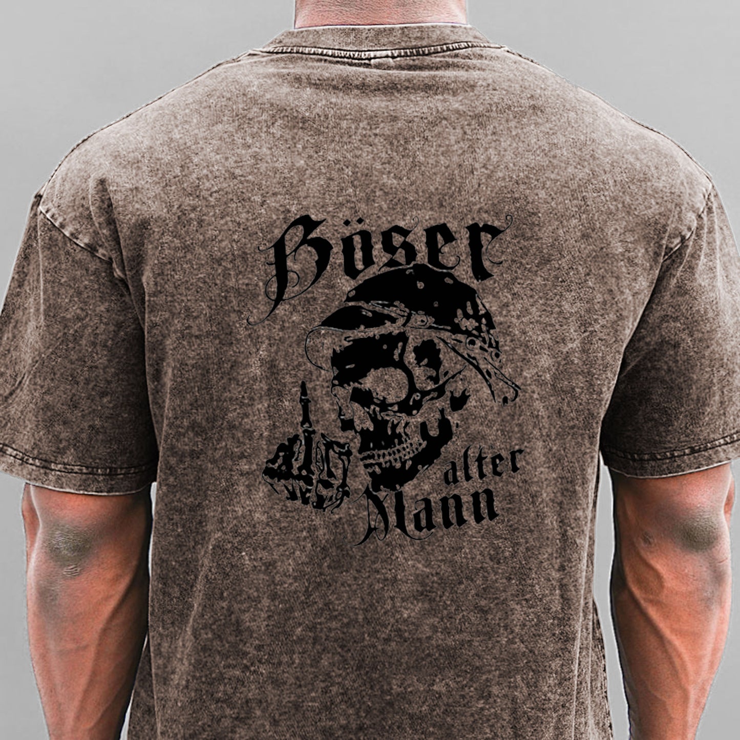 Böser Alter Mann Gewaschene Vintage T-Shirt