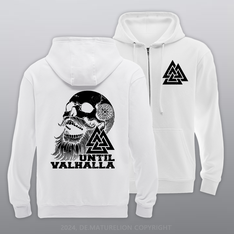 Maturelion Until Valhalla Reißverschluss Hoodie