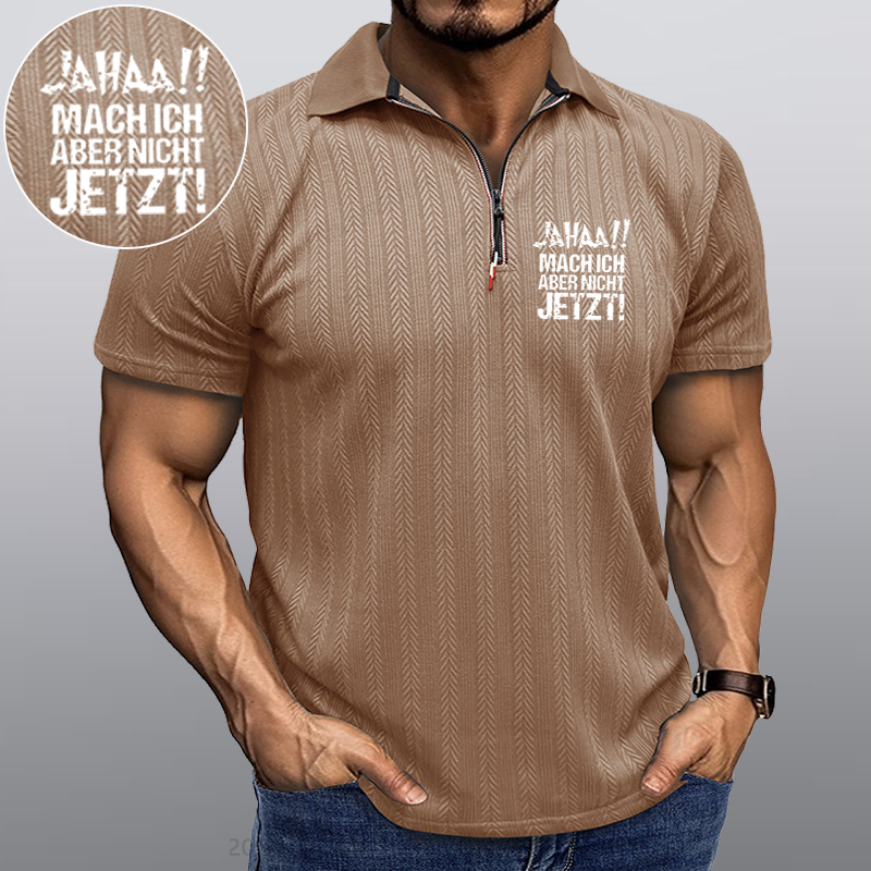 Maturelion Jahaa!! Mach Ich Aber Nicht Jetzt Kragen T-Shirt