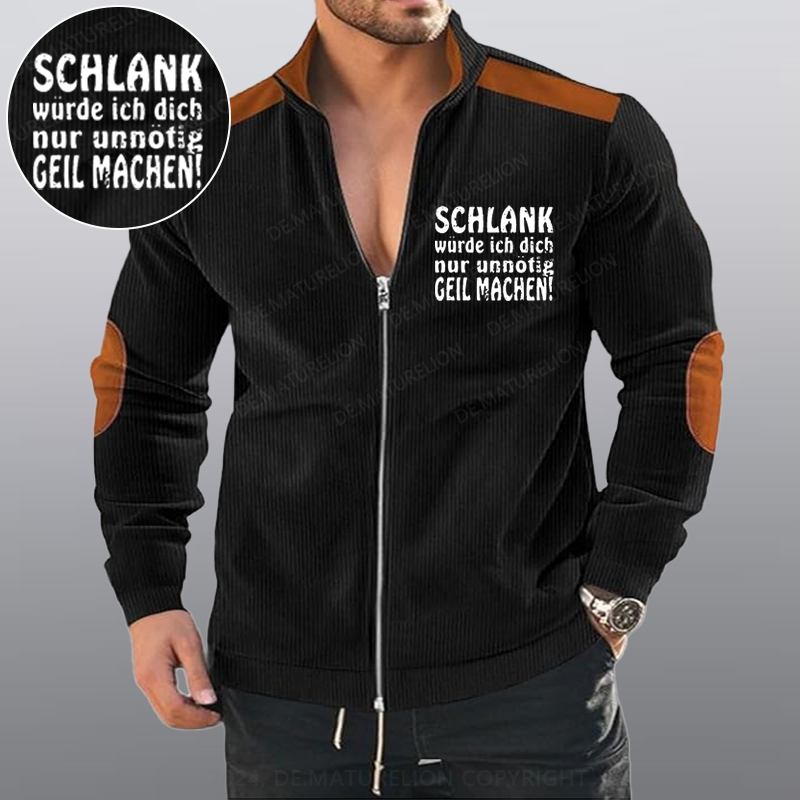 Maturelion Schlank Würde Ich Dich Nur Unnötig Geil Machen Reißverschluss Jacke