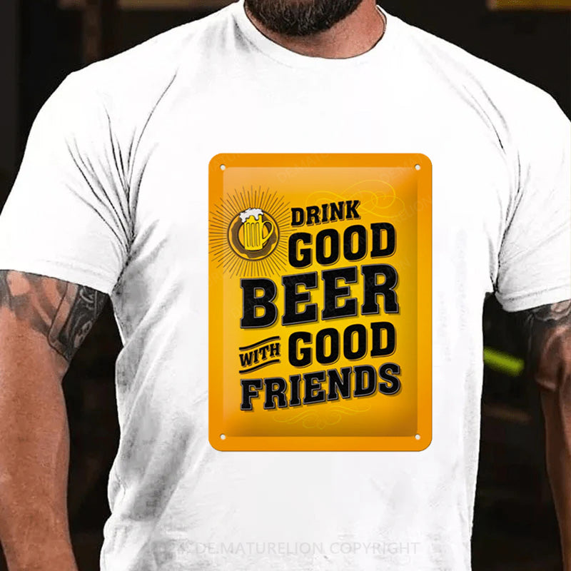 Maturelion Gutes Bier Gute Freunde T-Shirt