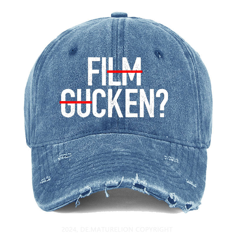 Film Gucken Gewaschene Vintage Cap