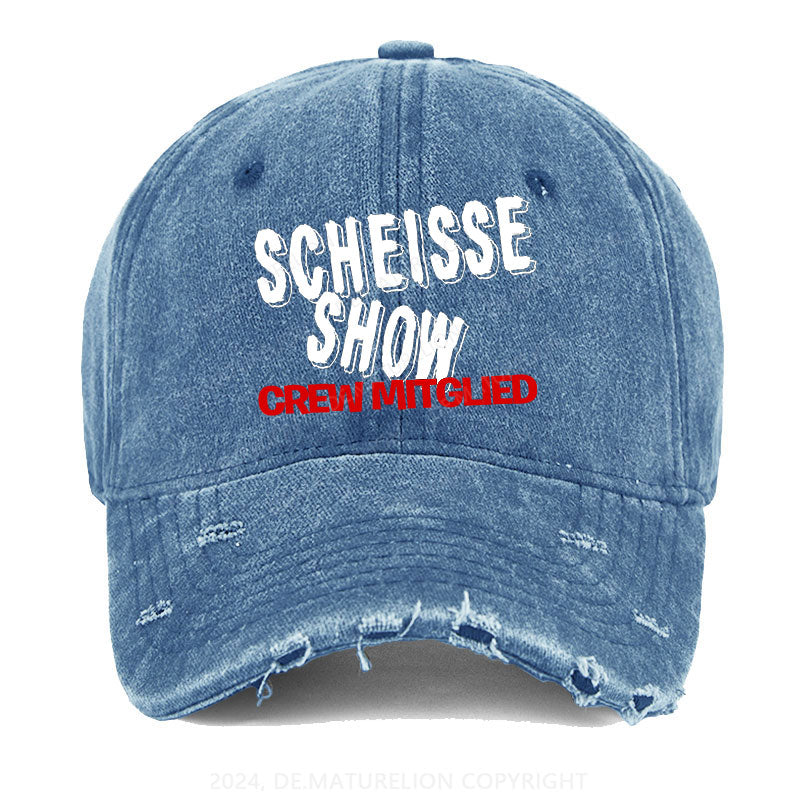 Scheisse Show Crew Mitglied Gewaschene Vintage Cap