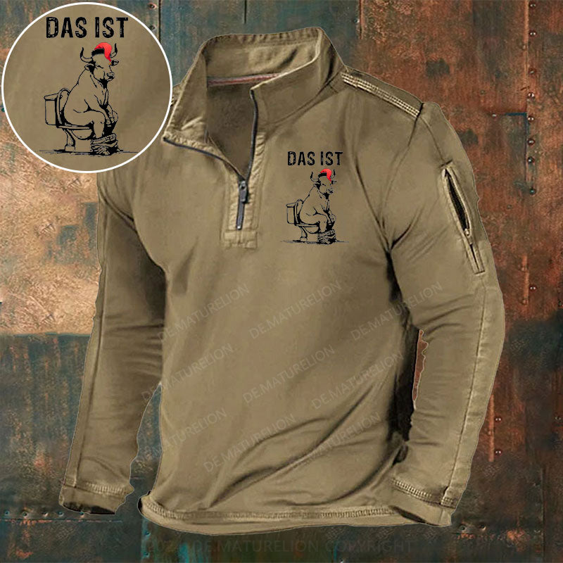 Das Ist Stehkragen Reißverschluss Polo Shirt