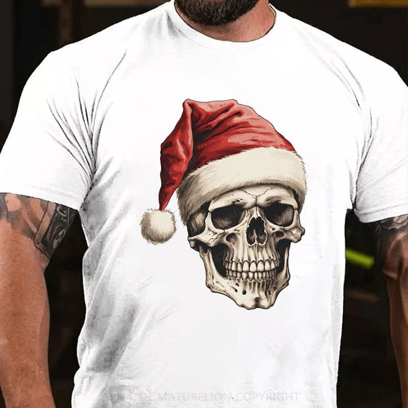 Weihnachten Schädel T-Shirt