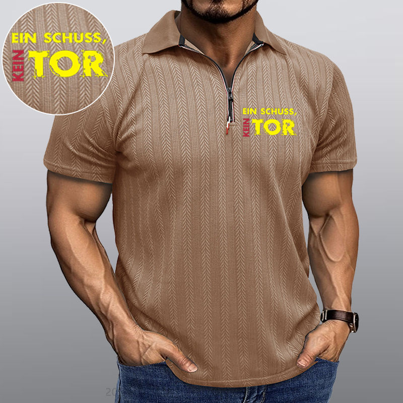 Maturelion Ein Schuss Kein Tor Kragen T-Shirt