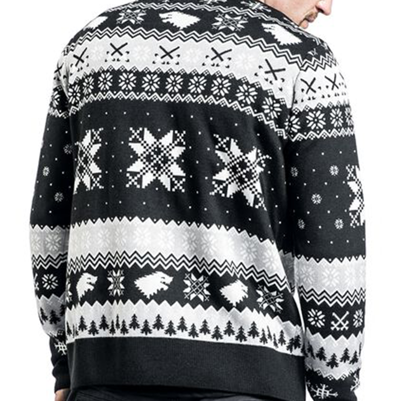 Der Winter Naht Hässliche Weihnachtspullover Funny Xmas Ugly Christmas Sweater