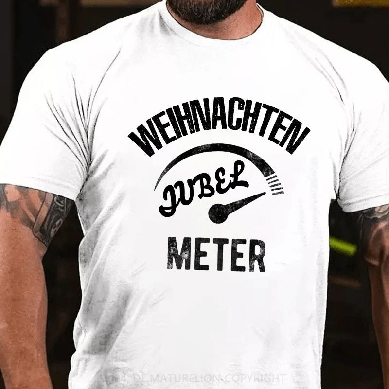 Weihnachten Jubel Meter T-Shirt