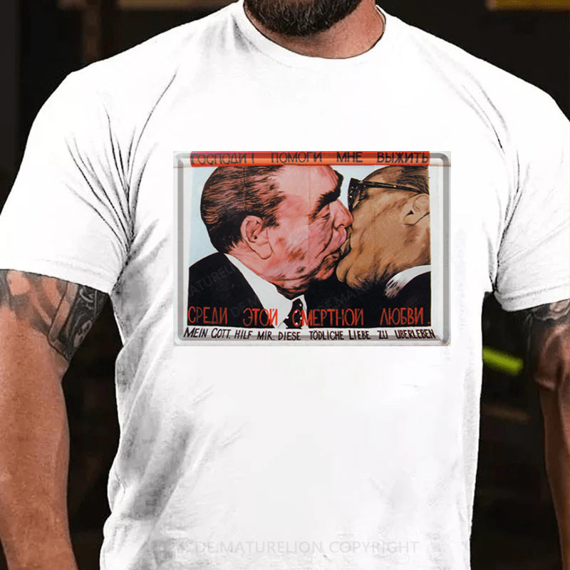 Maturelion Nostalgischer Stil T-Shirt
