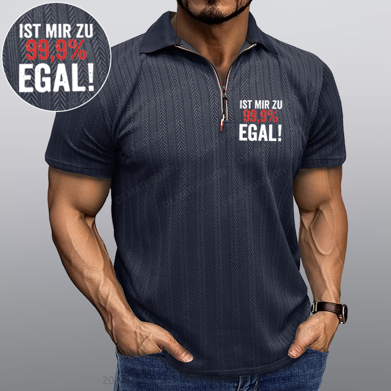 Maturelion Ist Mir Zu 99,9% Egal Kragen T-Shirt