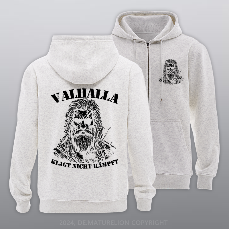 Maturelion Klagt nicht Kämpft Reißverschluss Hoodie