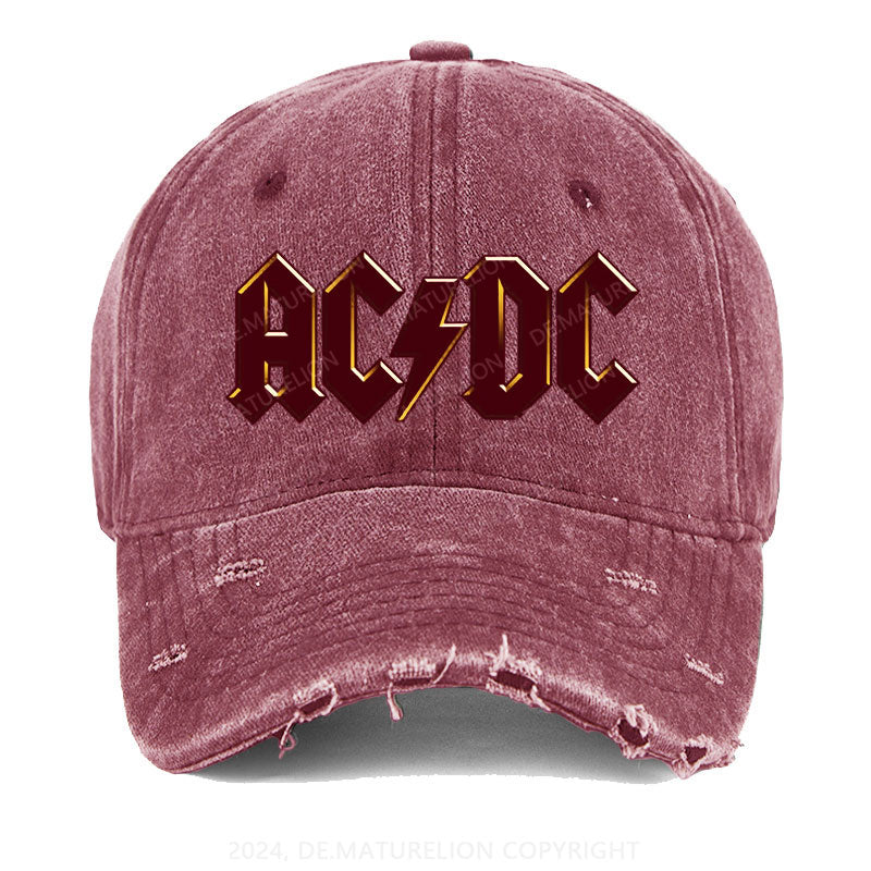 AC/DC Rock Band Gewaschene Vintage Cap