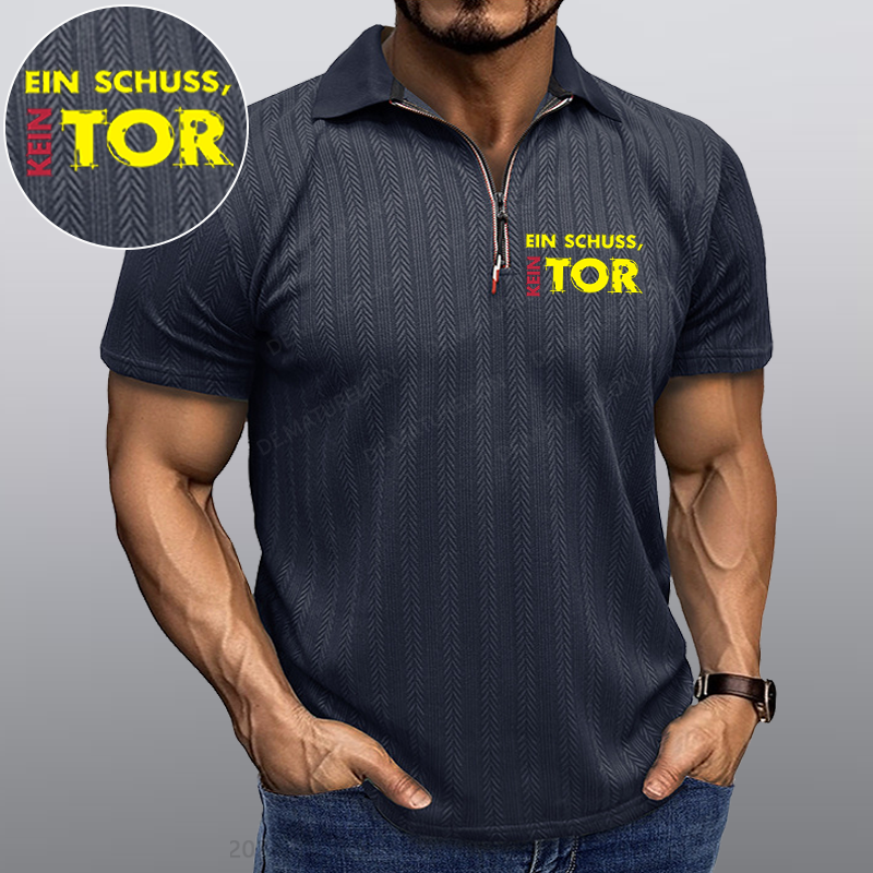 Maturelion Ein Schuss Kein Tor Kragen T-Shirt