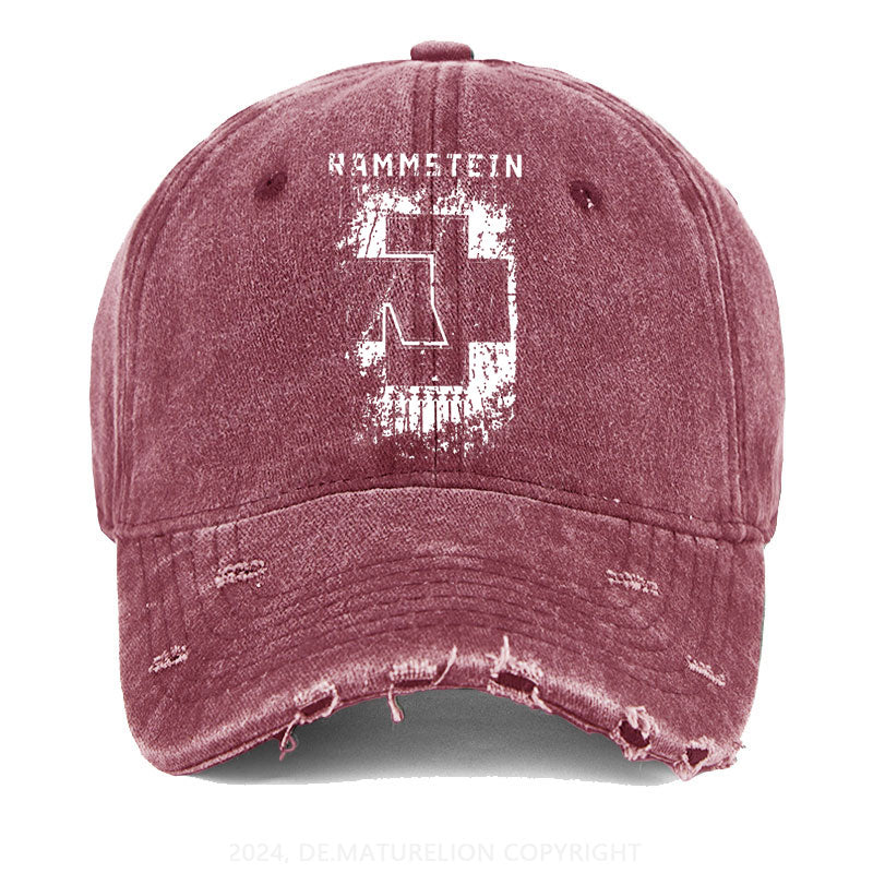 Rammstein Rock Musik Band Gewaschene Vintage Cap