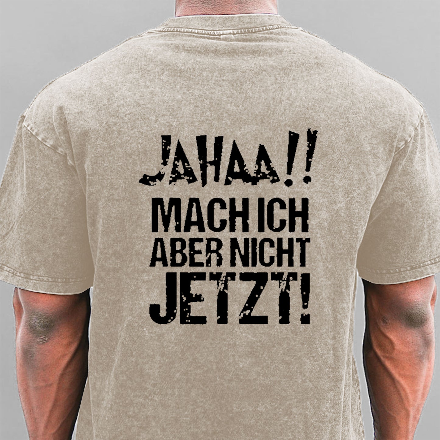 Jahaa!! Mach Ich Aber Nicht Jetzt Gewaschene Vintage T-Shirt