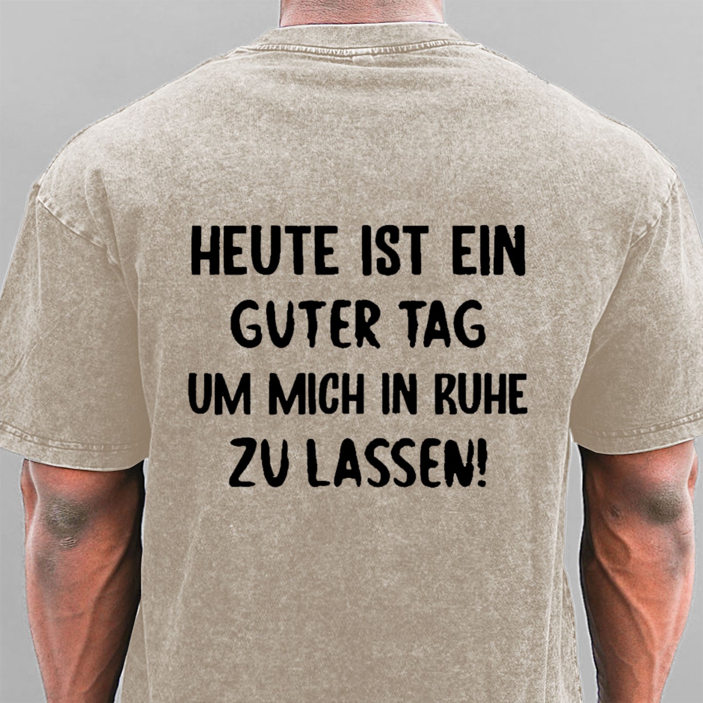 Heute Ist Ein Guter Tag Um Mich In Ruhe Zu Lassen Gewaschene Vintage T-Shirt