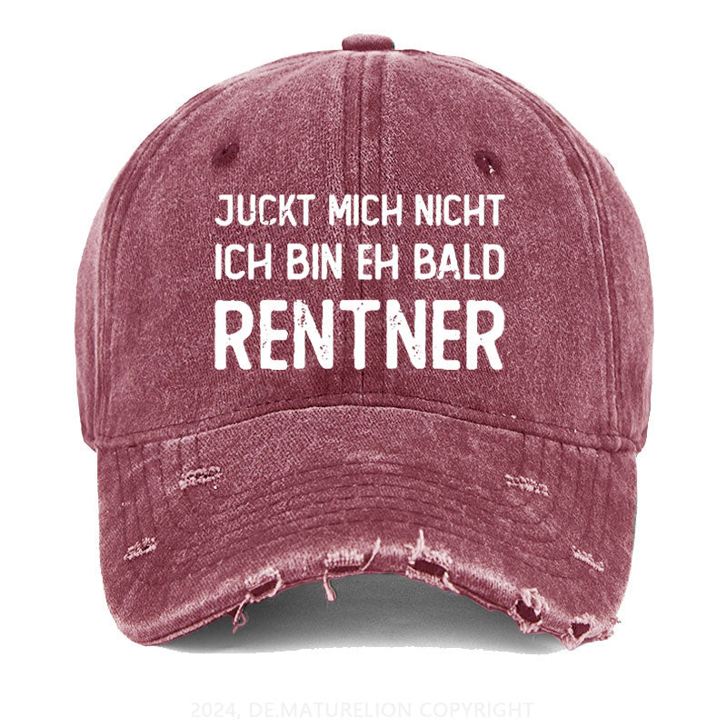 Juckt Mich Nicht Ich Bin Eh Bald Rentner Gewaschene Vintage Cap
