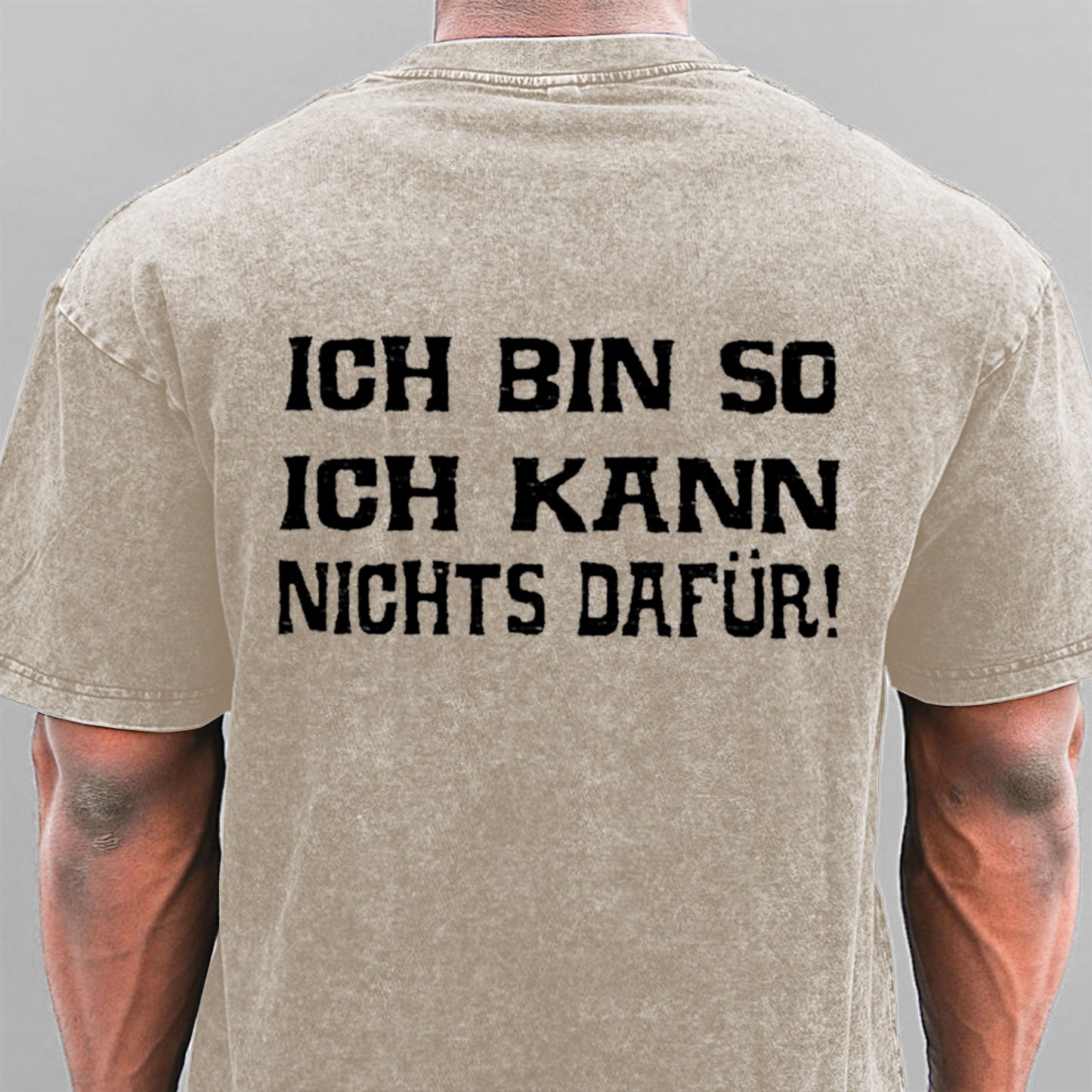 Ich bin so. Ich kann nichts dafür Gewaschene Vintage T-Shirt