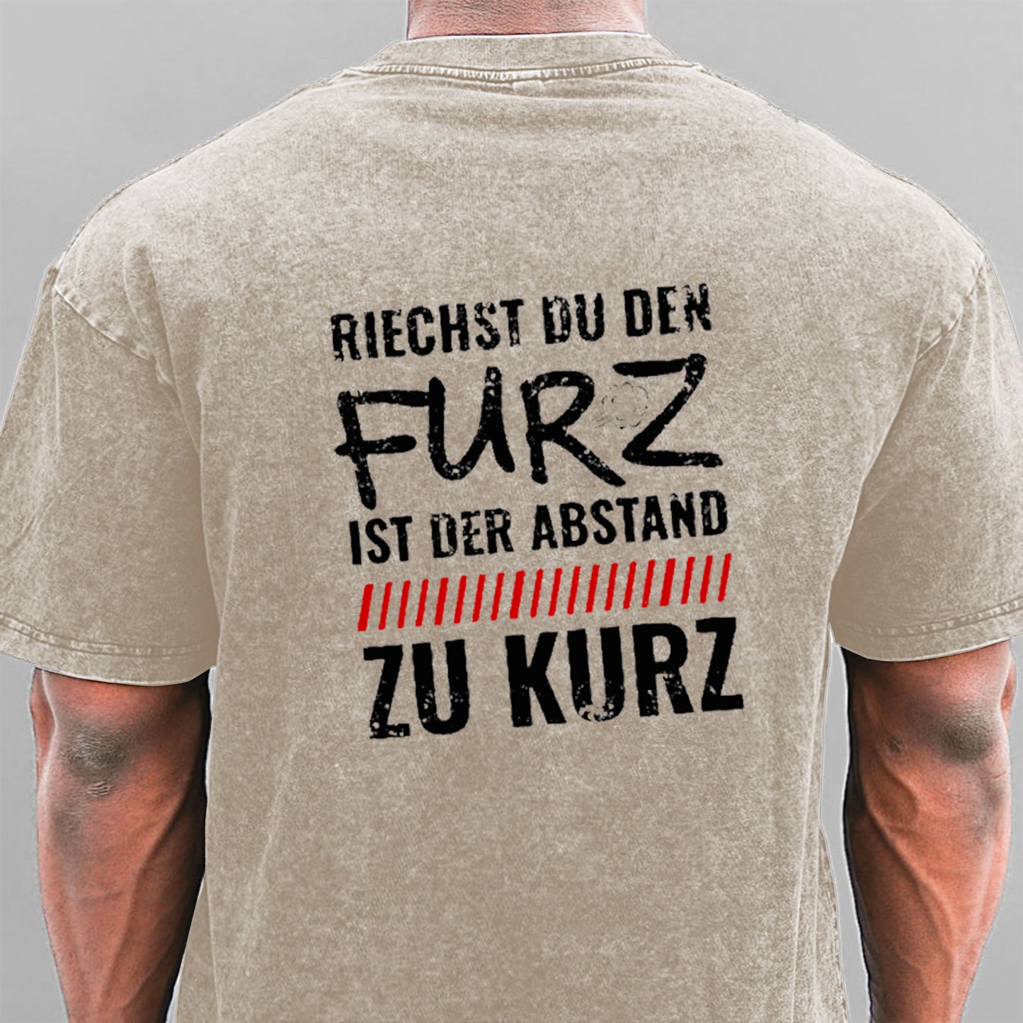 Riechst Du den Furz war der Abstand zu Kurz Gewaschene Vintage T-Shirt