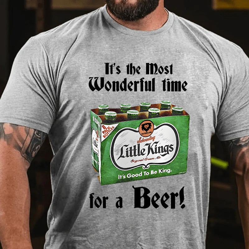 Es ist die schönste Zeit fürs Bier! T-Shirt