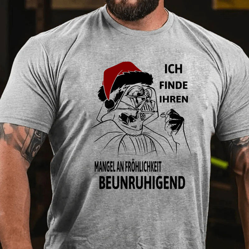 Ich finde Ihren Mangel an Fröhlichkeit beunruhigend T-Shirt