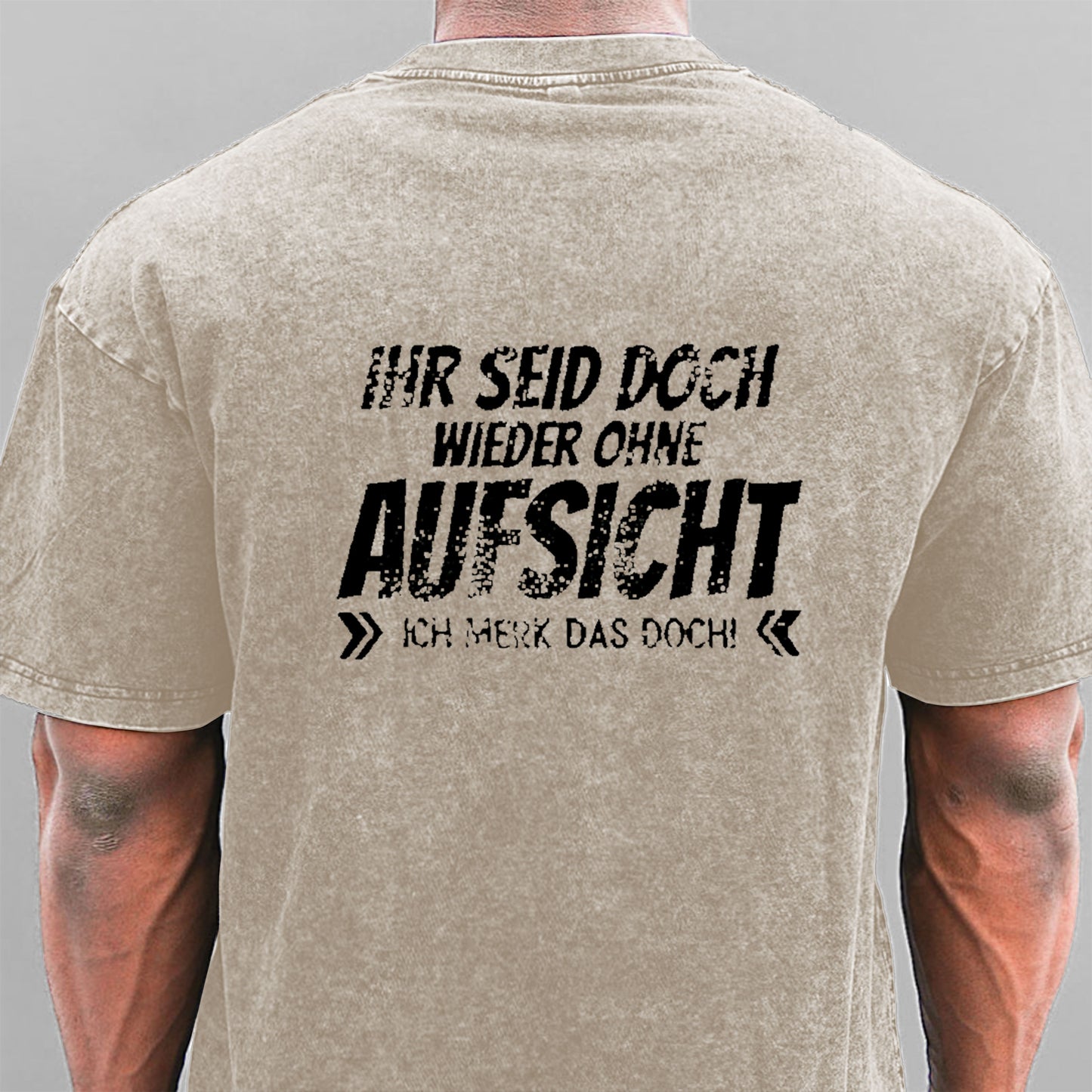 Ihr Seid Doch Wieder Ohne Aufsicht Gewaschene Vintage T-Shirt