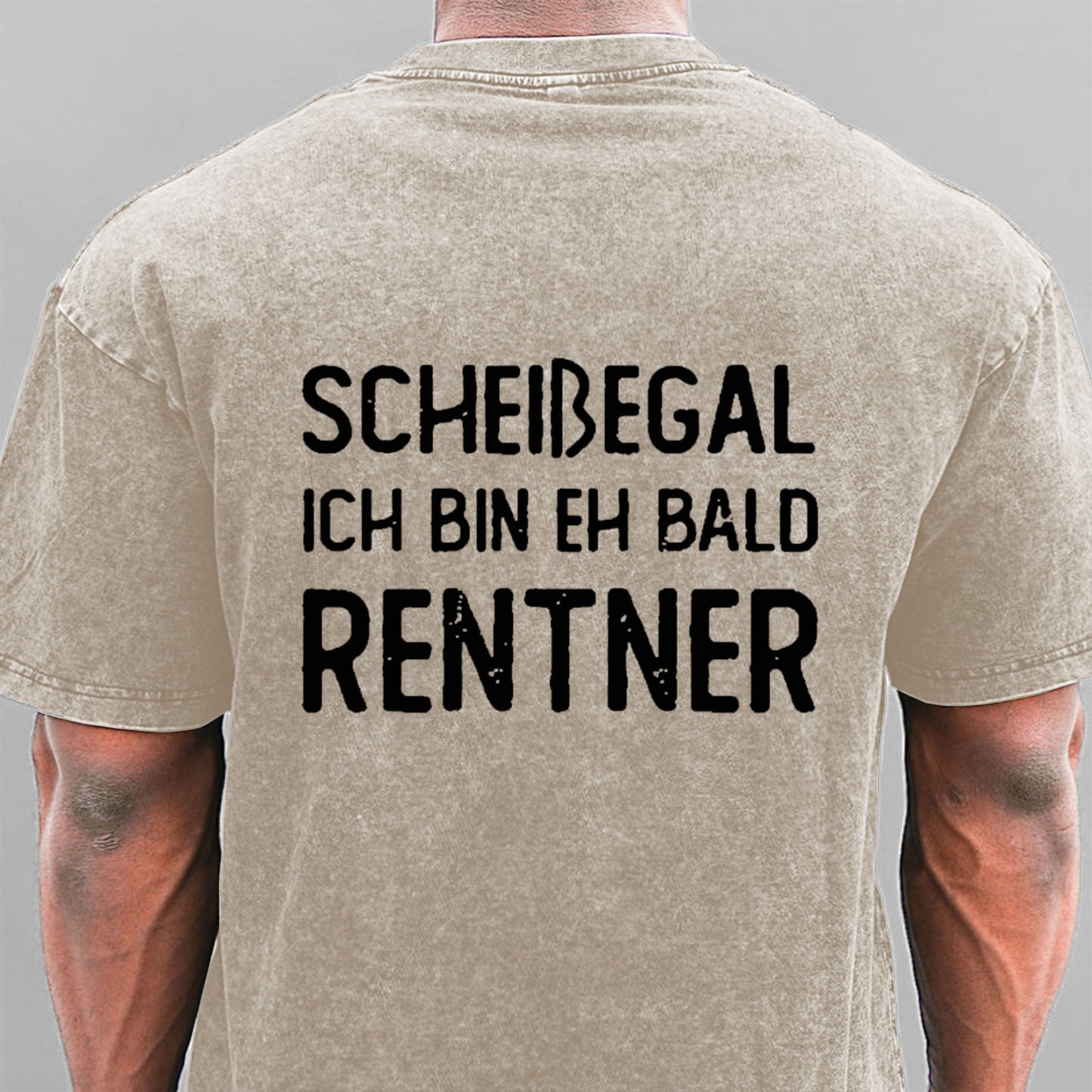 Scheißegal Ich Bin Eh Bald Rentner Gewaschene Vintage T-Shirt