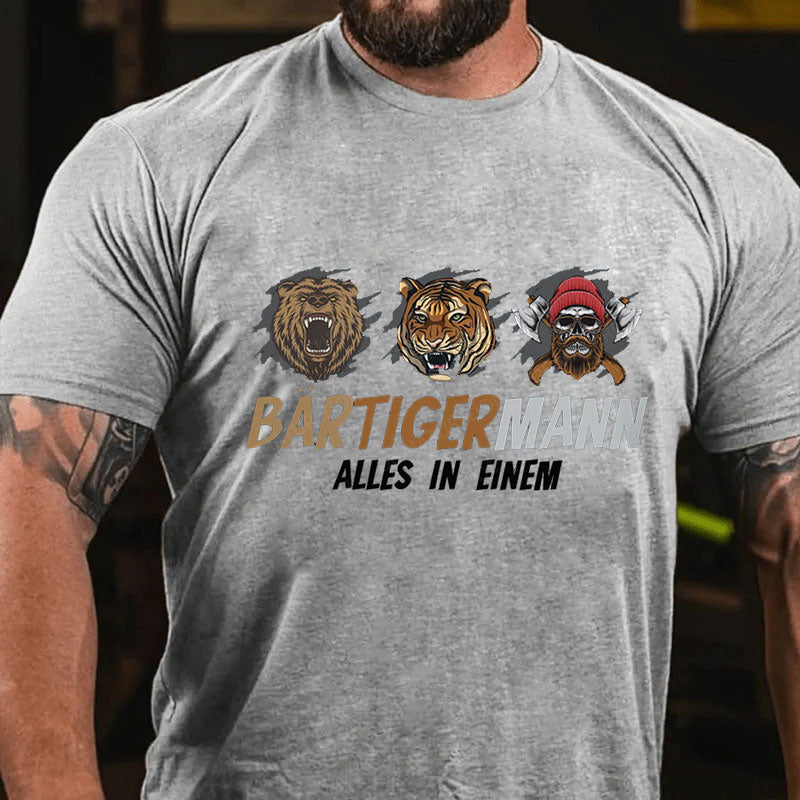 Tiger Bärtigermann T-Shirt