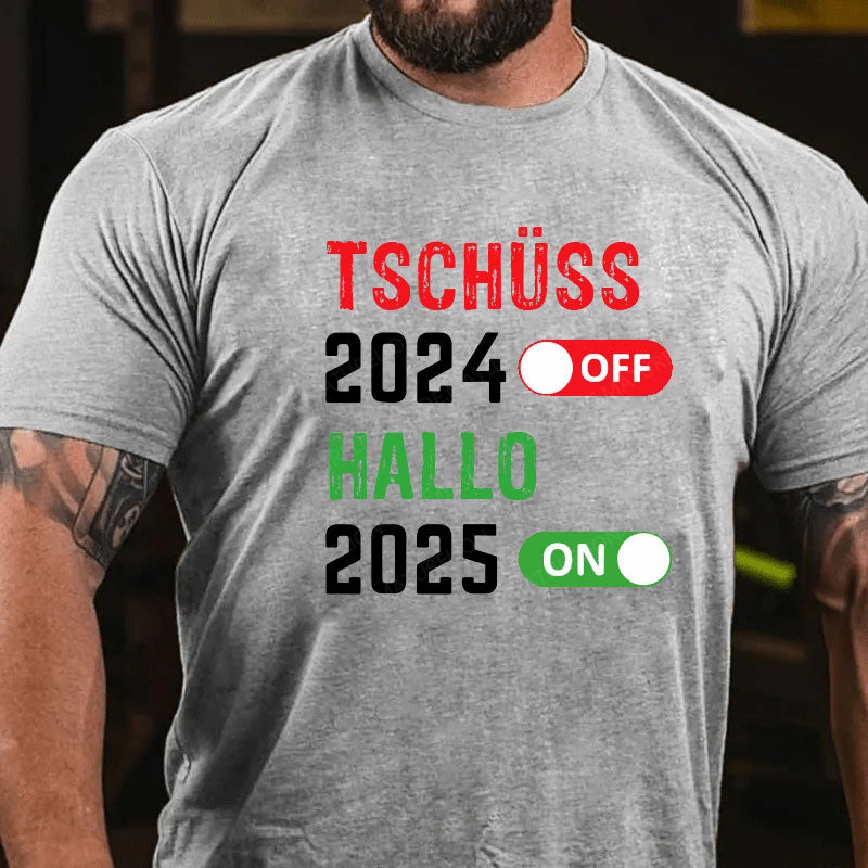 Tschüss 2024 Hallo 2025 T-Shirt