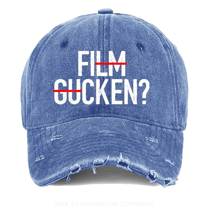 Film Gucken Gewaschene Vintage Cap