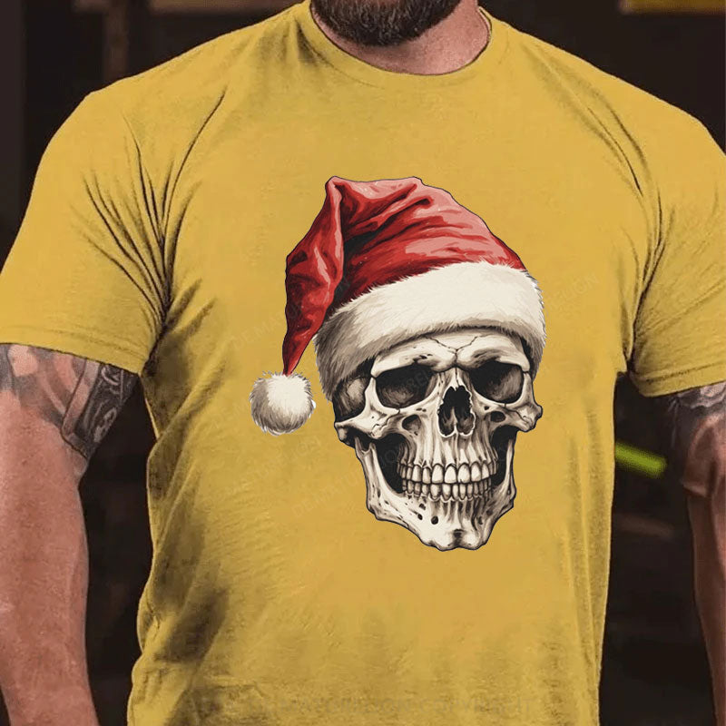 Weihnachten Schädel T-Shirt