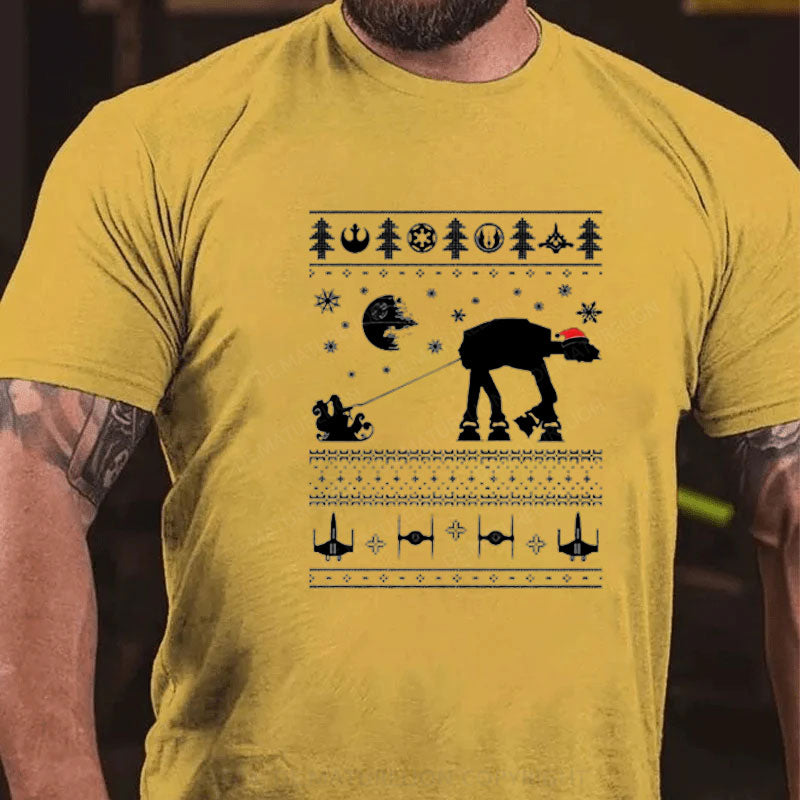 Schneeläufer Weihnachten T-Shirt