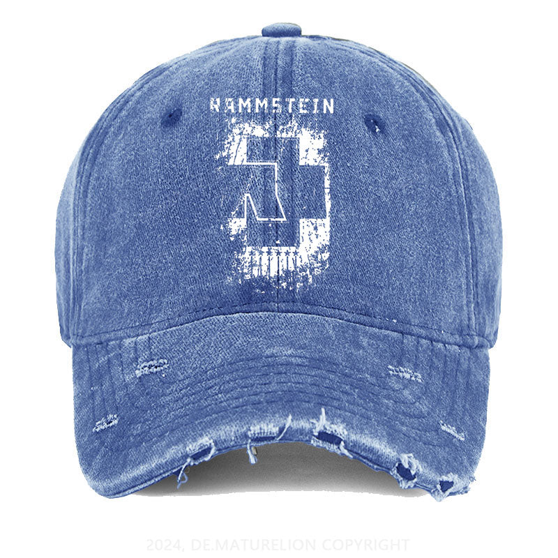 Rammstein Rock Musik Band Gewaschene Vintage Cap