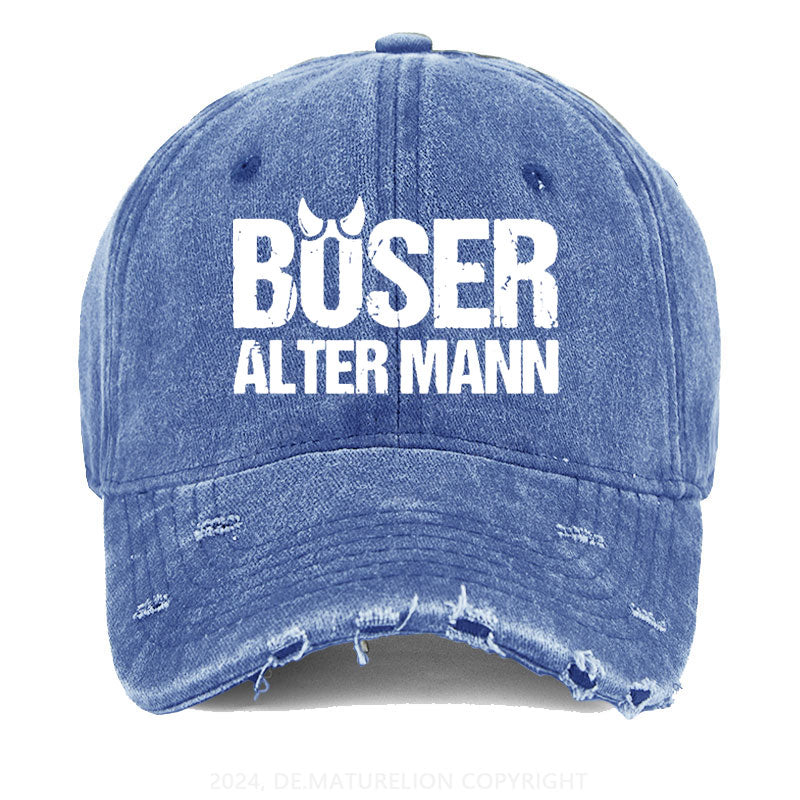 Böser Alter Mann Gewaschene Vintage Cap
