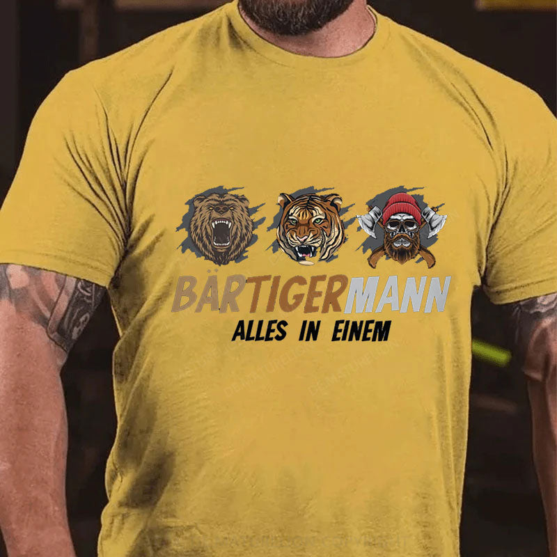 Tiger Bärtigermann T-Shirt