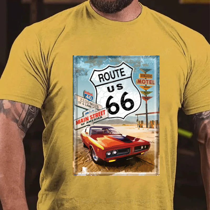Maturelion Route 66 T-Shirt