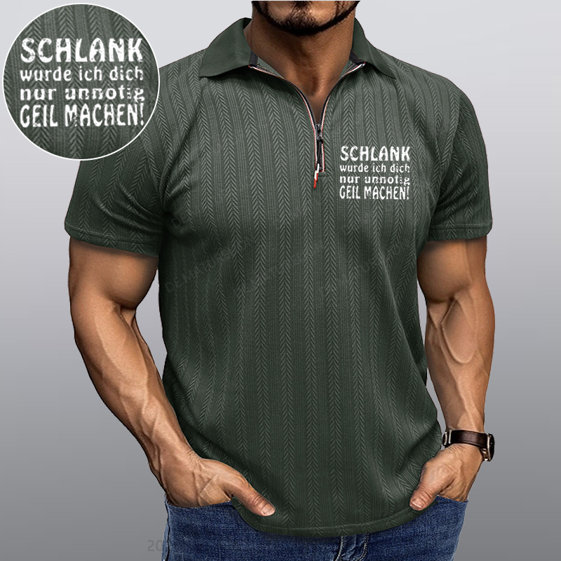 Maturelion Schlank Würde Ich Dich Nur Unnötig Geil Machen Kragen T-Shirt