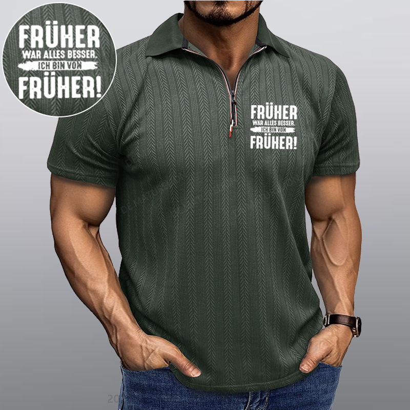 Maturelion Früher War Alles Besser Ich Bin Von Früher Kragen T-Shirt