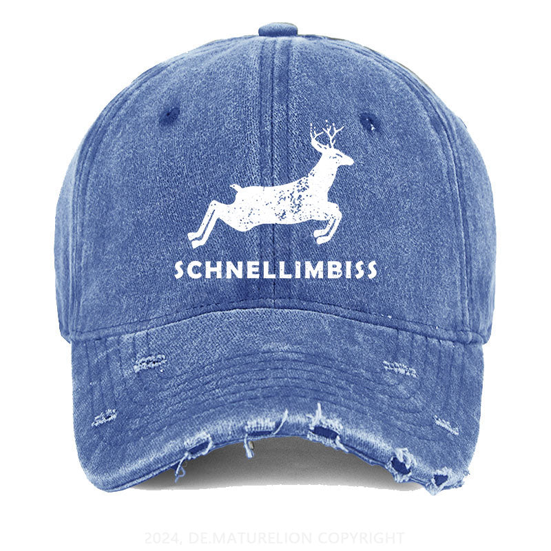 Schnellimbiss Gewaschene Vintage Cap