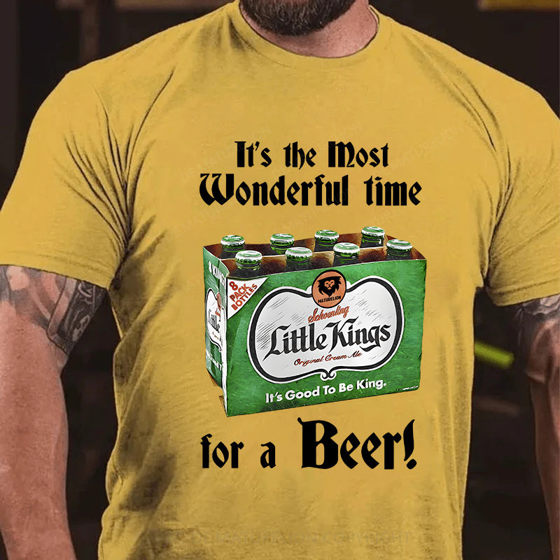 Es ist die schönste Zeit fürs Bier! T-Shirt
