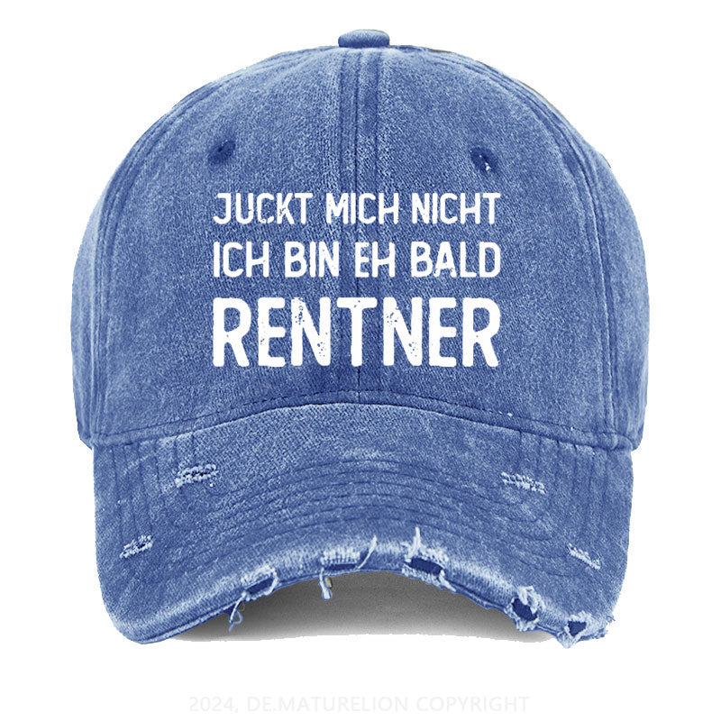Juckt Mich Nicht Ich Bin Eh Bald Rentner Gewaschene Vintage Cap