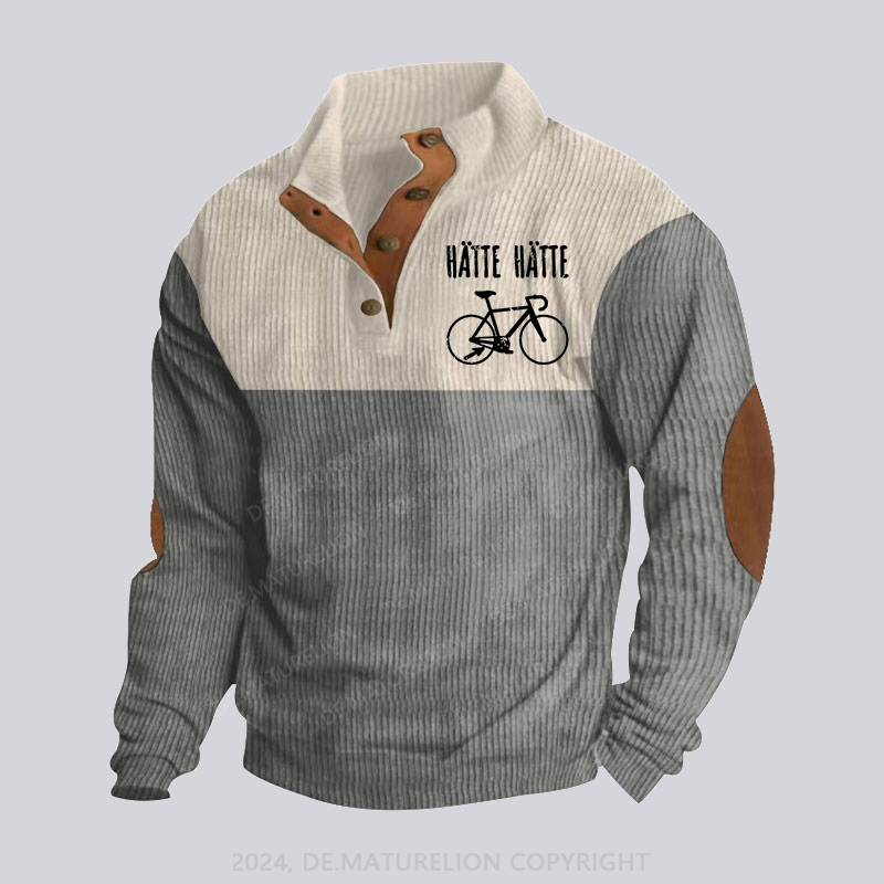 Maturelion Hätte, Hätte Stehkragen Knopf Polo Shirt