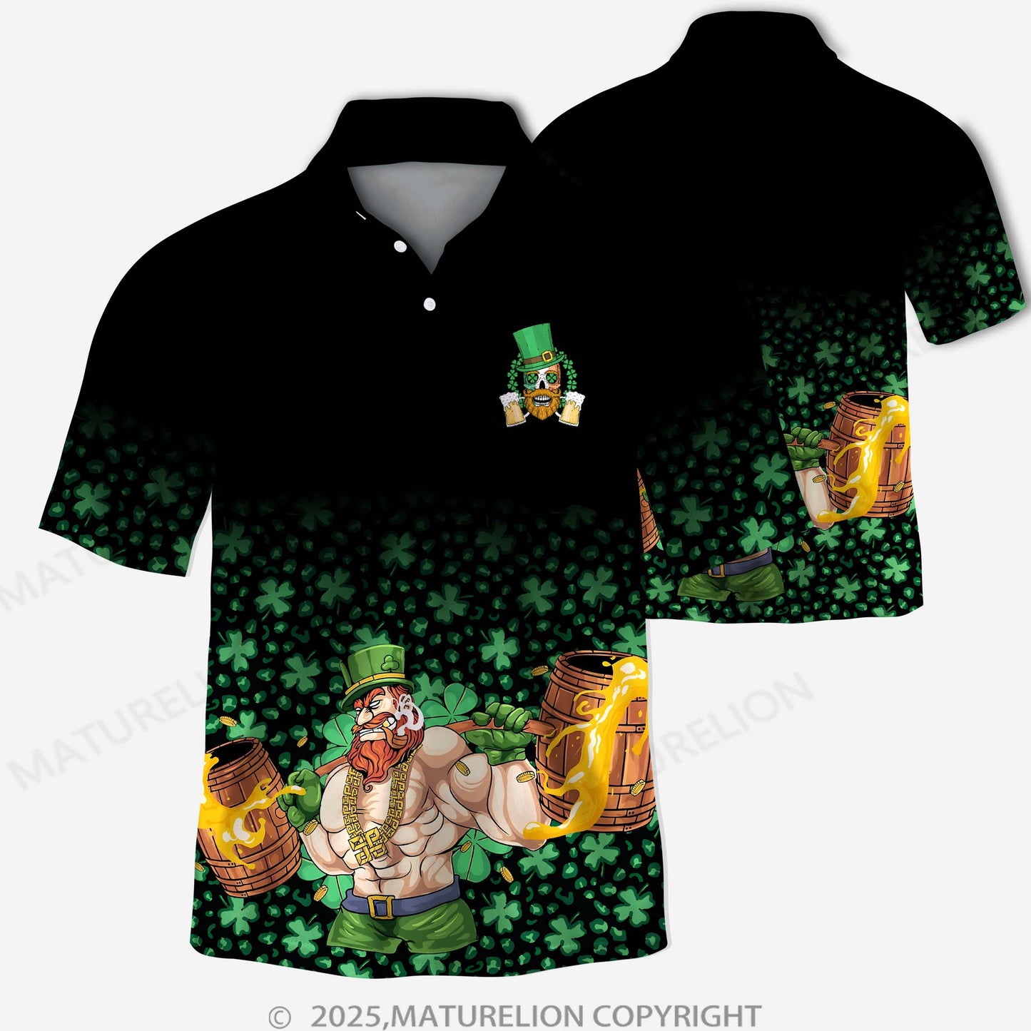 Maturelion St. Patricks Tag Polo Shirt