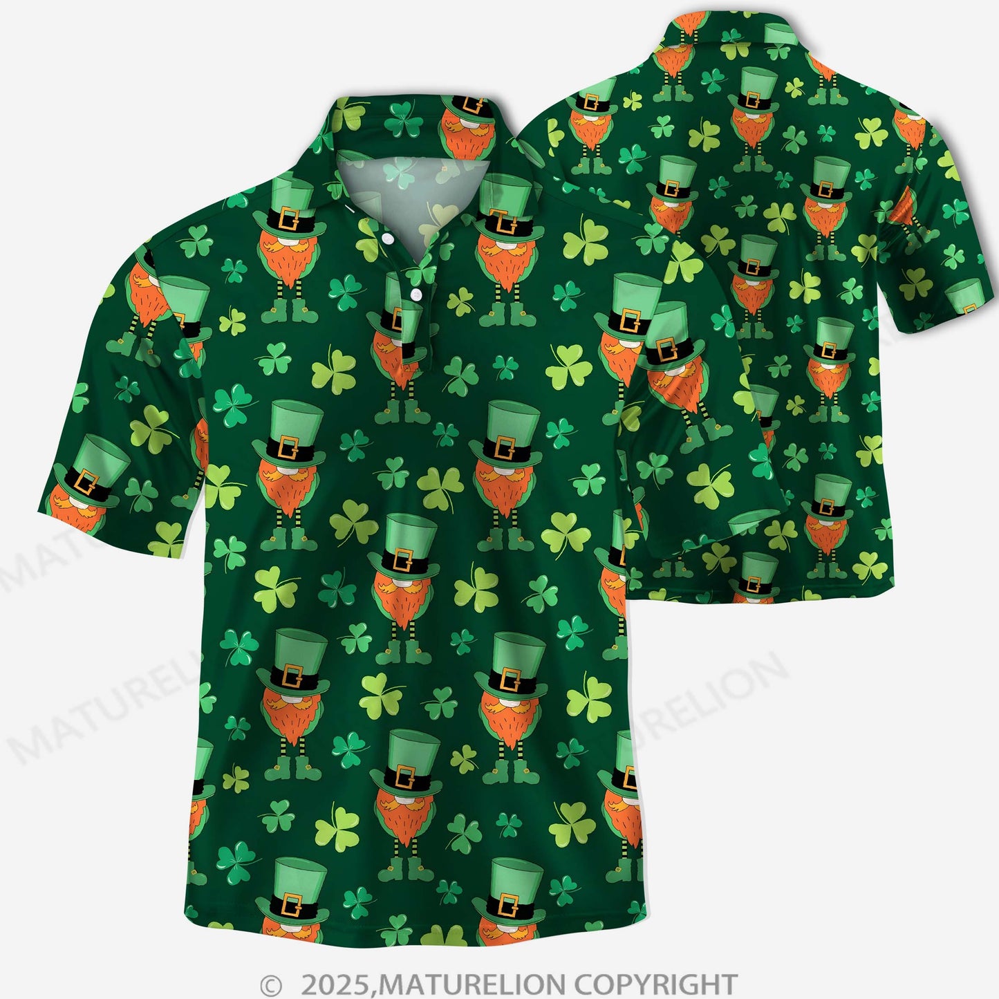 Maturelion St. Patricks Tag Polo Shirt