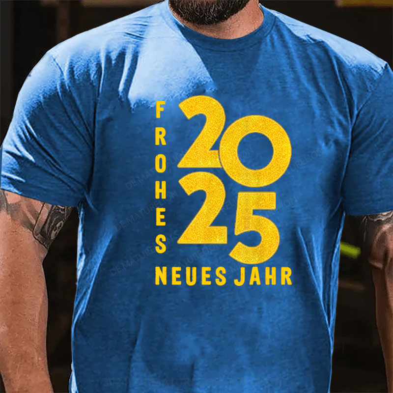 Frohes Neues Jahr 2025 T-Shirt