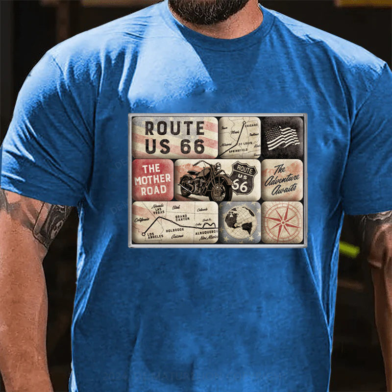 Maturelion Route 66 T-Shirt