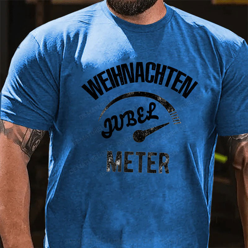 Weihnachten Jubel Meter T-Shirt