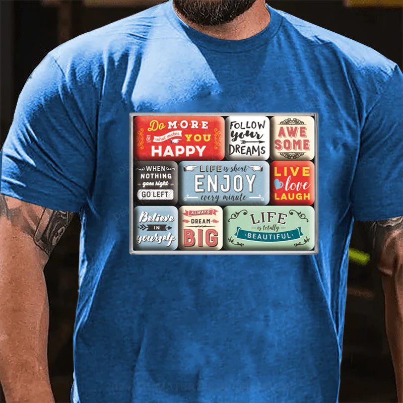 Maturelion Schönes Leben T-Shirt